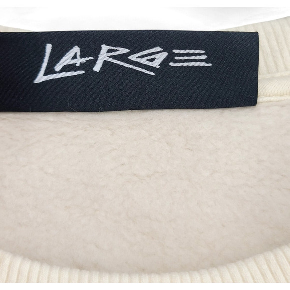 Civil Regime Flame Graphic Cropped Sweatshirt Size Large - Picture 6 of 6